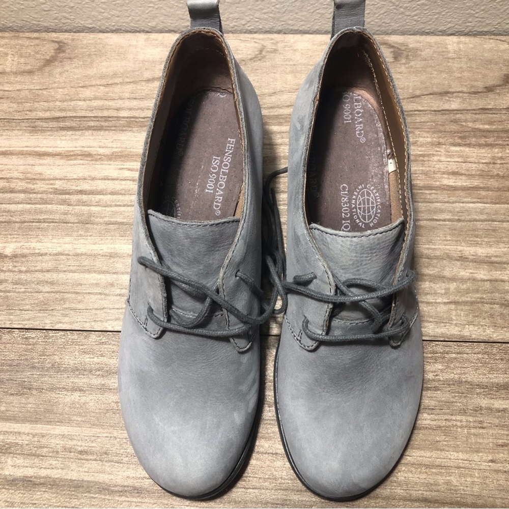 Dansko Cadee Nubuck Wedge Bootie sz 7 - Picture 8 of 15